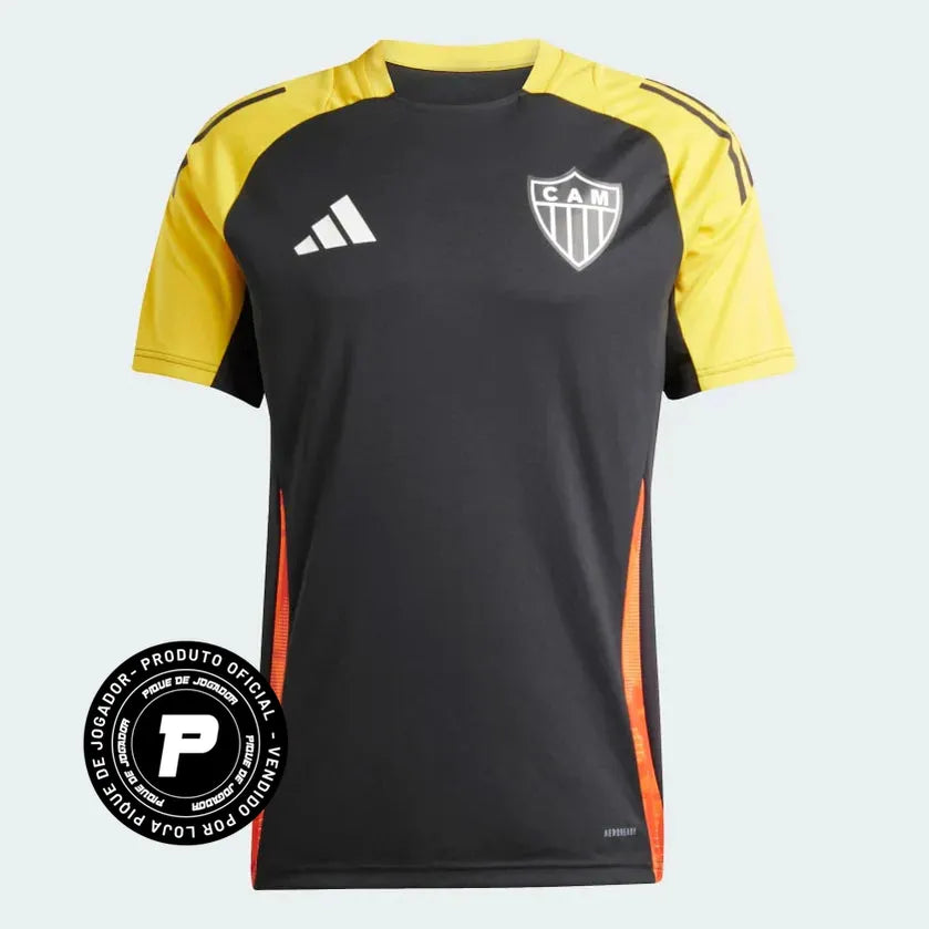 Camisa Adidas Atlético Mineiro 25/26 Treino, Camisa Futebol, Adidas, Ficha do Produto TecnologiaAeroReady: Sistema que controla o excesso de umidade do corpo, garantindo a rápida secagem do suor durante os exercícios. Composição: 100% PoliésterMarca: AdidasIndicada para: Jogo/CasualGênero: MasculinoEscudo: BordadoOrigem: ImportadoManga: Curta-PIQUE DE JOGADOR