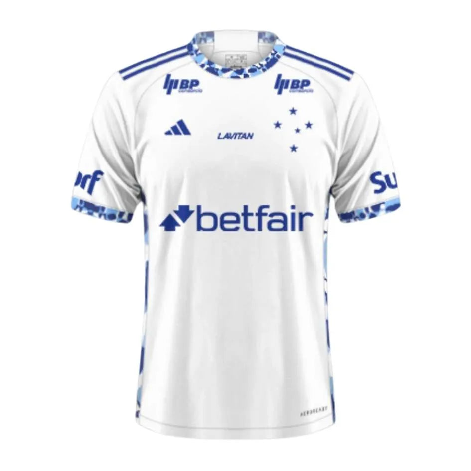 Camisa Adidas Cruzeiro 24/25 Away, Camisa Futebol, Adidas, Ficha do Produto TecnologiaAeroReady: Sistema que controla o excesso de umidade do corpo, garantindo a rápida secagem do suor durante os exercícios. Composição: 100% PoliésterMarca: AdidasIndicada para: Jogo/CasualGênero: MasculinoEscudo: EmborrachadoOrigem: ImportadoManga: Curta-PIQUE DE JOGADOR