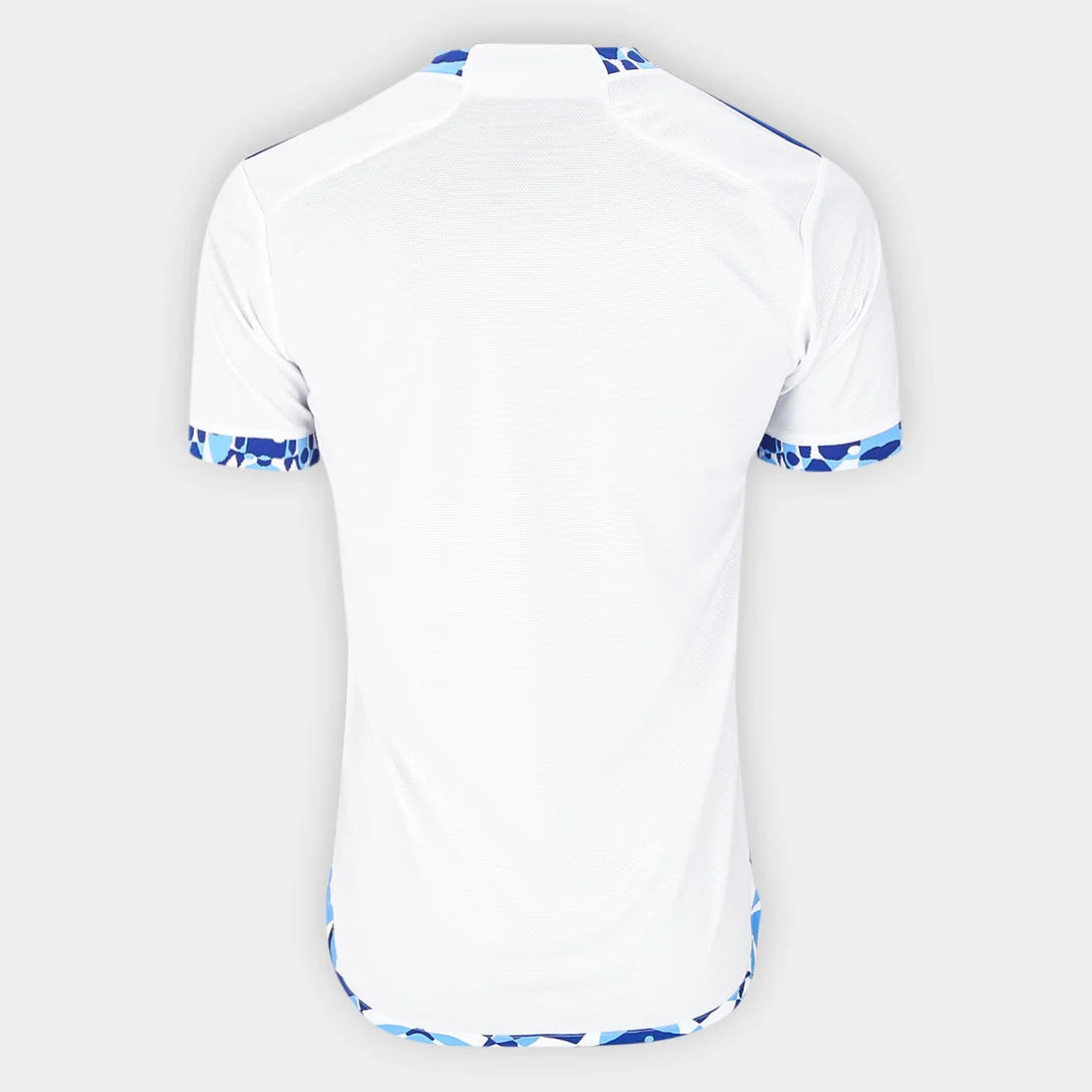 Camisa Adidas Cruzeiro 24/25 Away, Camisa Futebol, Adidas, Ficha do Produto TecnologiaAeroReady: Sistema que controla o excesso de umidade do corpo, garantindo a rápida secagem do suor durante os exercícios. Composição: 100% PoliésterMarca: AdidasIndicada para: Jogo/CasualGênero: MasculinoEscudo: EmborrachadoOrigem: ImportadoManga: Curta-PIQUE DE JOGADOR