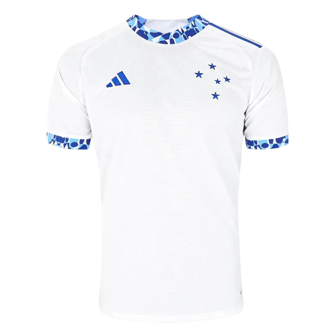 Camisa Adidas Cruzeiro 24/25 Away, Camisa Futebol, Adidas, Ficha do Produto TecnologiaAeroReady: Sistema que controla o excesso de umidade do corpo, garantindo a rápida secagem do suor durante os exercícios. Composição: 100% PoliésterMarca: AdidasIndicada para: Jogo/CasualGênero: MasculinoEscudo: EmborrachadoOrigem: ImportadoManga: Curta-PIQUE DE JOGADOR
