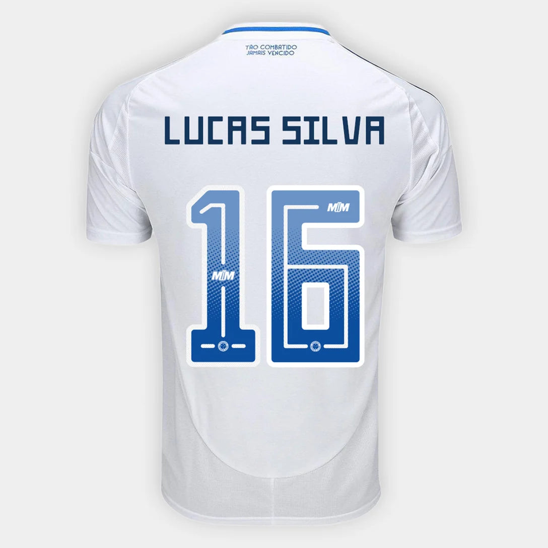 Camisa Adidas Cruzeiro 25/26 Away #16 Lucas Silva, Camisa Futebol, Adidas, Ficha do Produto TecnologiaAeroReady: Sistema que controla o excesso de umidade do corpo, garantindo a rápida secagem do suor durante os exercícios. Composição: 100% PoliésterMarca: AdidasIndicada para: Jogo/CasualGênero: MasculinoEscudo: EmborrachadoOrigem: ImportadoManga: Curta-PIQUE DE JOGADOR