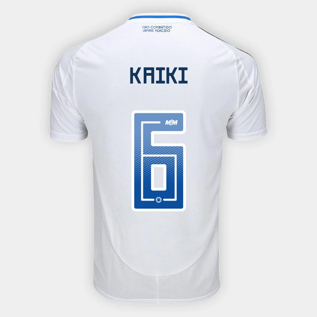 Camisa Adidas Cruzeiro 25/26 Away #6 Kaiki, Camisa Futebol, Adidas, Ficha do Produto TecnologiaAeroReady: Sistema que controla o excesso de umidade do corpo, garantindo a rápida secagem do suor durante os exercícios. Composição: 100% PoliésterMarca: AdidasIndicada para: Jogo/CasualGênero: MasculinoEscudo: EmborrachadoOrigem: ImportadoManga: Curta-PIQUE DE JOGADOR