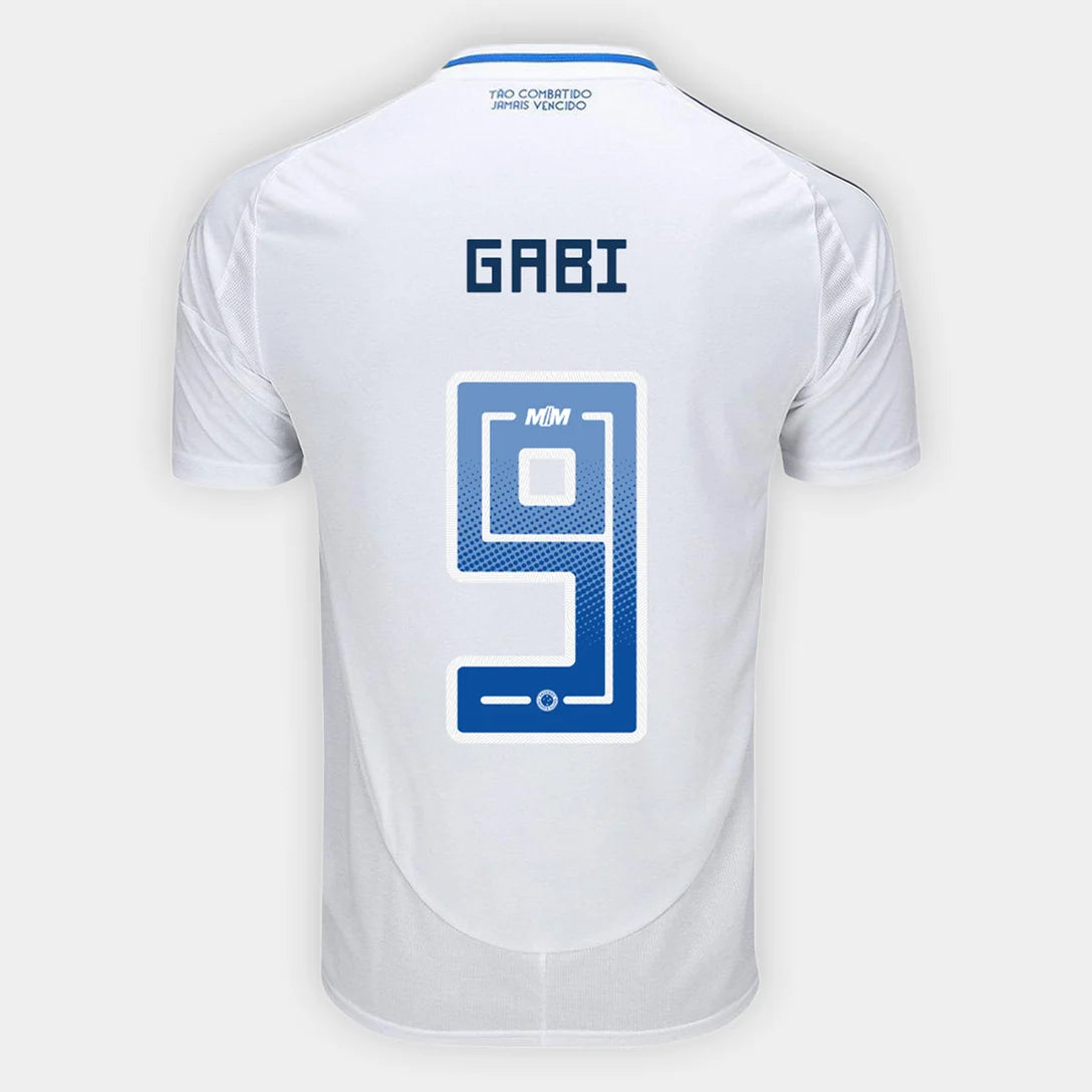 Camisa Adidas Cruzeiro 25/26 Away #9 Gabi, Camisa Futebol, Adidas, Ficha do Produto TecnologiaAeroReady: Sistema que controla o excesso de umidade do corpo, garantindo a rápida secagem do suor durante os exercícios. Composição: 100% PoliésterMarca: AdidasIndicada para: Jogo/CasualGênero: MasculinoEscudo: EmborrachadoOrigem: ImportadoManga: Curta-PIQUE DE JOGADOR
