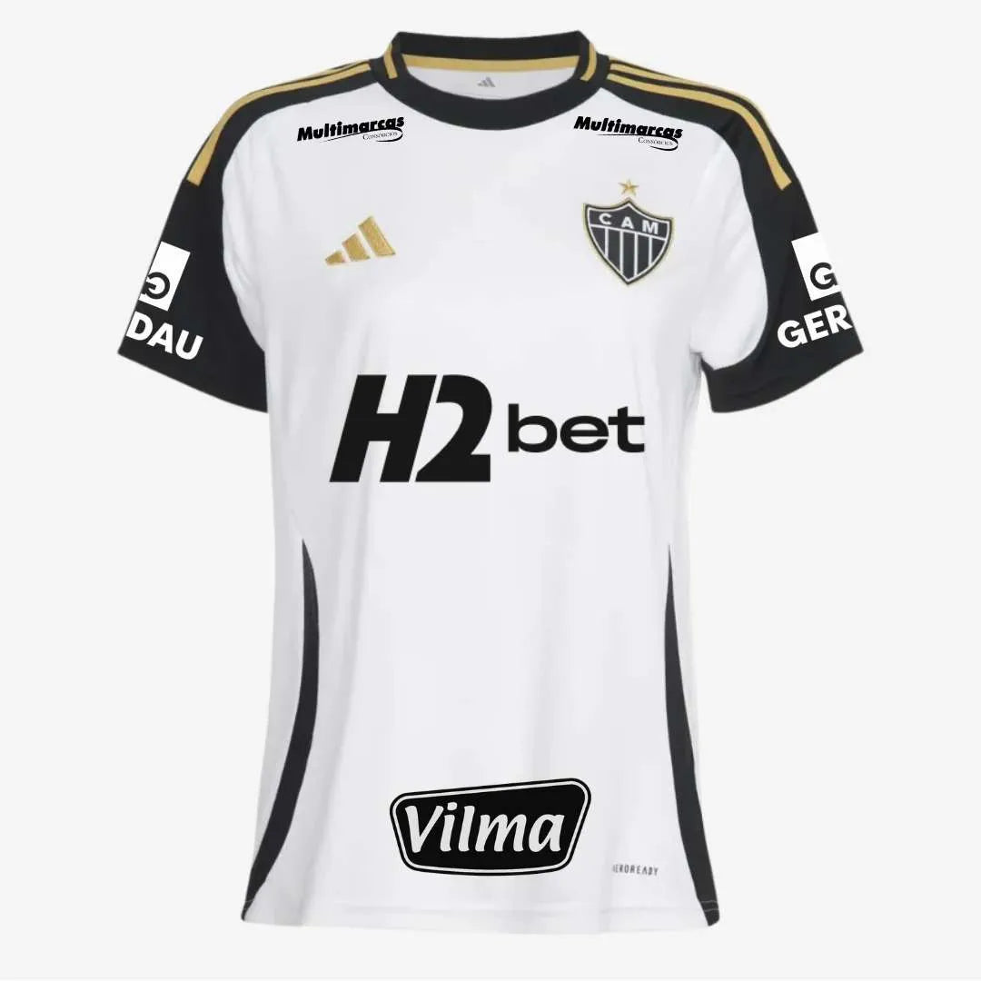 Camisa Adidas Feminina Atlético Mineiro 25/26 Away, Camisa Futebol, Adidas, Ficha do Produto TecnologiaAeroReady: Sistema que controla o excesso de umidade do corpo, garantindo a rápida secagem do suor durante os exercícios. Composição: 100% PoliésterMarca: AdidasIndicada para: Jogo/CasualGênero: MasculinoEscudo: BordadoOrigem: ImportadoManga: Curta-PIQUE DE JOGADOR