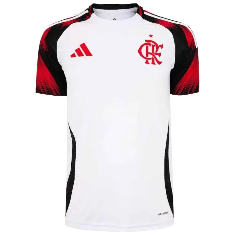 Camisa Adidas Flamengo 25/26 Away, Camisa Futebol, Adidas, Ficha do Produto TecnologiaAeroReady: Sistema que controla o excesso de umidade do corpo, garantindo a rápida secagem do suor durante os exercícios. Composição: 100% PoliésterMarca: AdidasIndicada para: Jogo/CasualGênero: MasculinoEscudo: BordadoOrigem: ImportadoManga: Curta-PIQUE DE JOGADOR