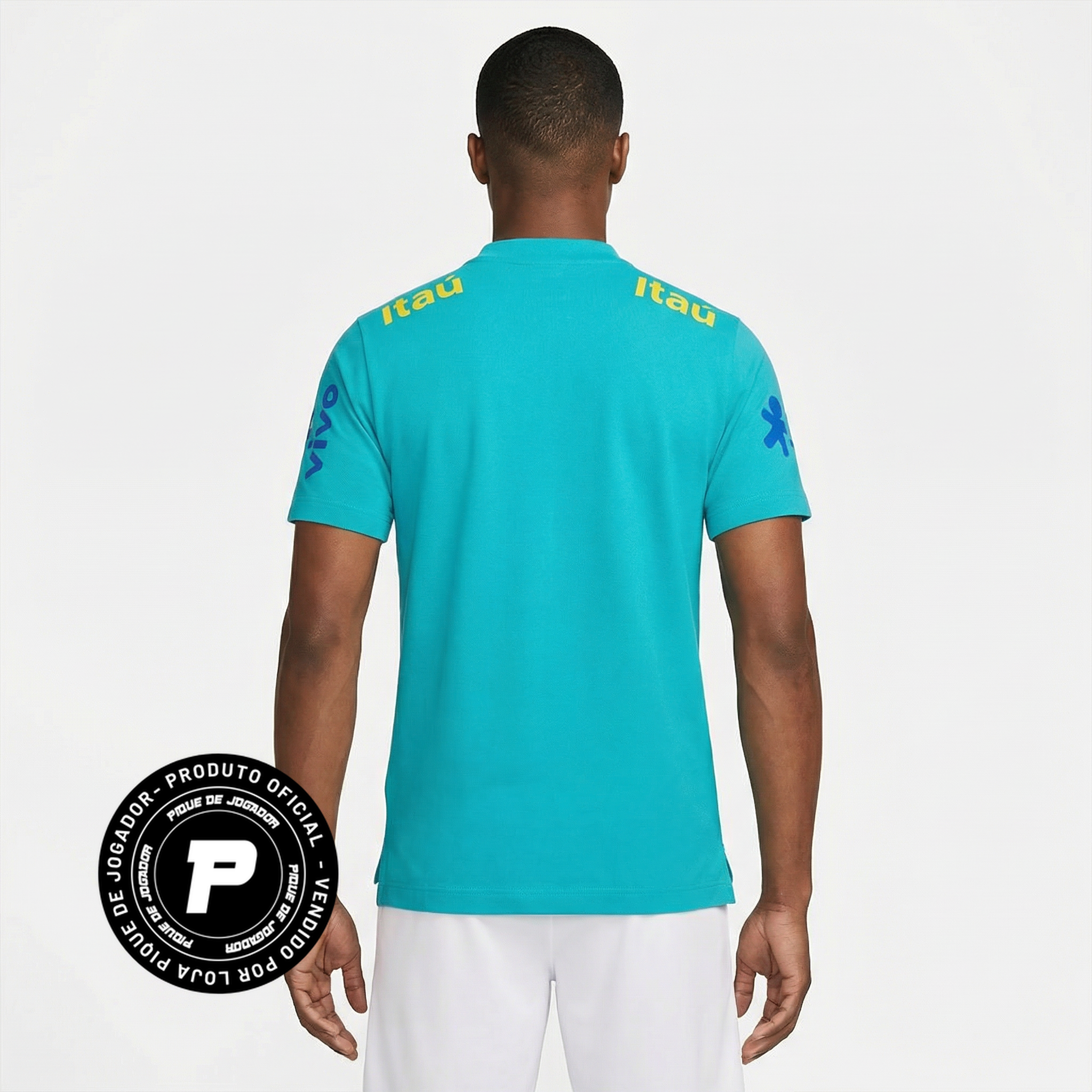 Camisa Brasil 2021/22 PréJogo Masculina, Kit Infantil Brasil Reserva 26/27 - Copa do Mundo, PIQUE DE JOGADOR, A Camisa Brasil 2021/22 Pré-Jogo Masculina foi desenvolvida para representar o uniforme utilizado pelos jogadores da Seleção Brasileira durante o aquecimento antes das partidas. Com um design moderno e marcante, o modelo traz o estilo utilizado pelos atletas nos momentos que antecedem os jogos oficiais. O visual apresenta padrões gráficos dinâmicos que destacam a identidade da Seleção Brasileira, co
