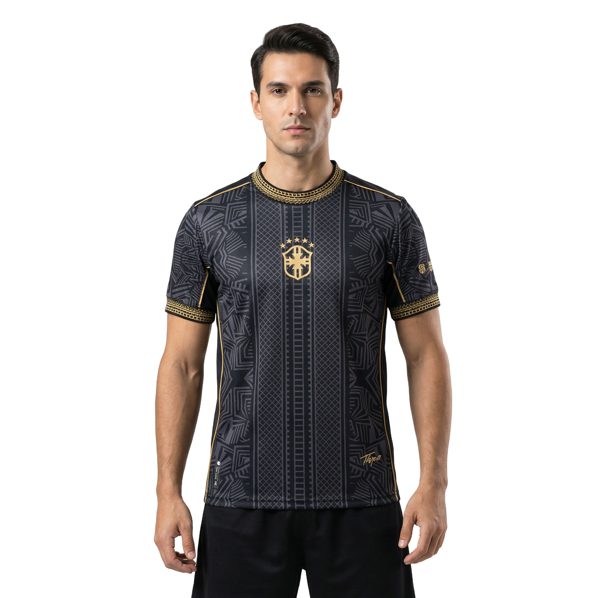 Camisa Brasil Edição Especial 2026 Masculina, Kit Infantil Brasil Reserva 26/27 - Copa do Mundo, PIQUE DE JOGADOR, A Camisa Brasil Edição Especial 2026 Masculina foi criada para celebrar a tradição e a paixão pelo futebol brasileiro em um modelo exclusivo e diferenciado. Inspirada nos uniformes utilizados pela Seleção Brasileira nas grandes competições internacionais, essa edição especial apresenta um design moderno que destaca a identidade de uma das seleções mais vitoriosas do mundo. O modelo combina as c