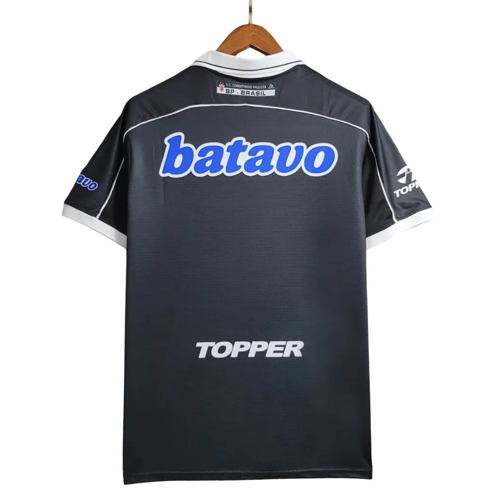 Camisa Corinthians Retrô 1999 Away Batavo Masculina - Preta e Branca, Camisa Japão Retrô 2006 Branca - Adidas, PIQUE DE JOGADOR, -PIQUE DE JOGADOR