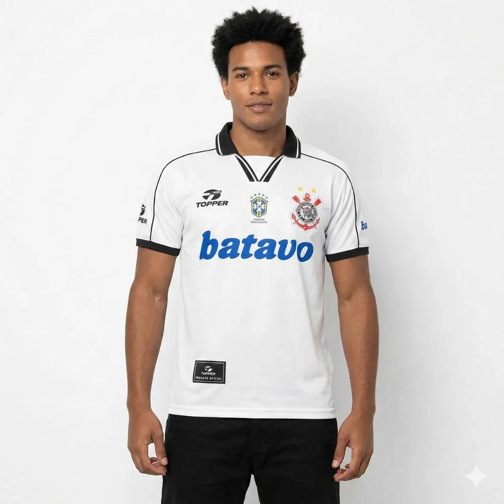 Camisa Corinthians Retrô 1999 Away Topper Masculina - Branco, Camisa Japão Retrô 2006 Branca - Adidas, PIQUE DE JOGADOR, -PIQUE DE JOGADOR
