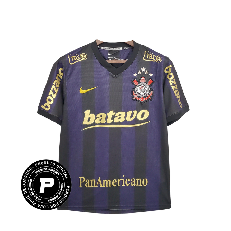 Camisa Corinthians Retrô 2009/10 Away Nike Masculina - Roxa e Preta, Camisa Japão Retrô 2006 Branca - Adidas, PIQUE DE JOGADOR, -PIQUE DE JOGADOR