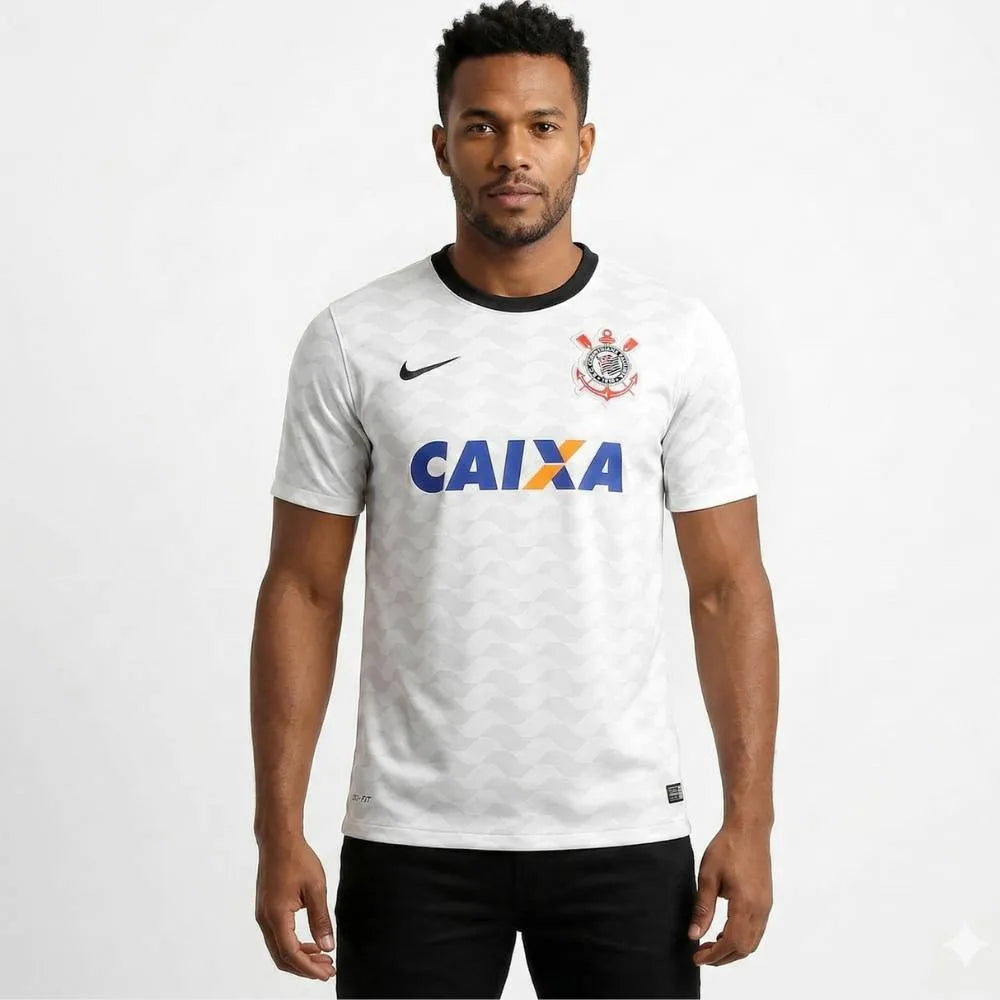 Camisa Corinthians Retrô 2011/12 Away Nike Masculina - Creme, Camisa Japão Retrô 2006 Branca - Adidas, PIQUE DE JOGADOR, -PIQUE DE JOGADOR