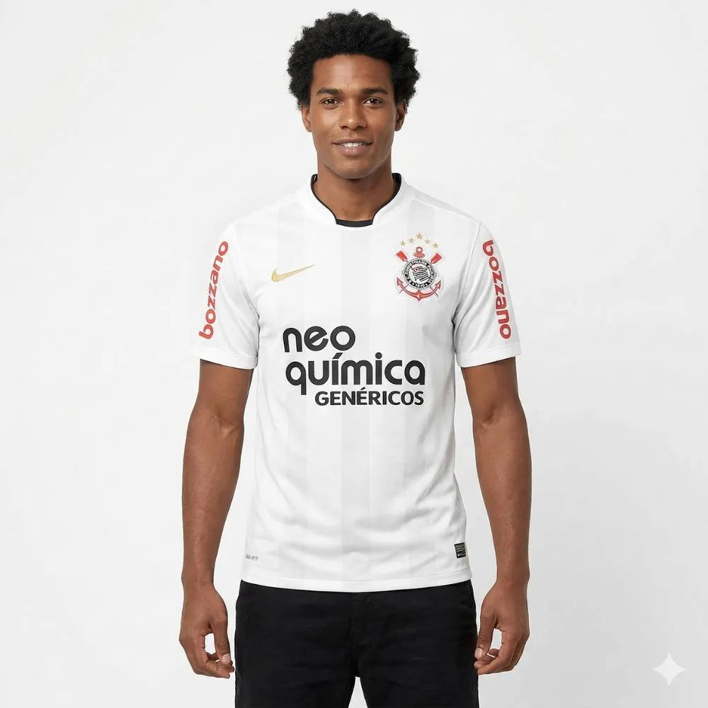Camisa Corinthians Retrô 2012 Away NIke Masculina - Branco, Camisa Japão Retrô 2006 Branca - Adidas, PIQUE DE JOGADOR, -PIQUE DE JOGADOR