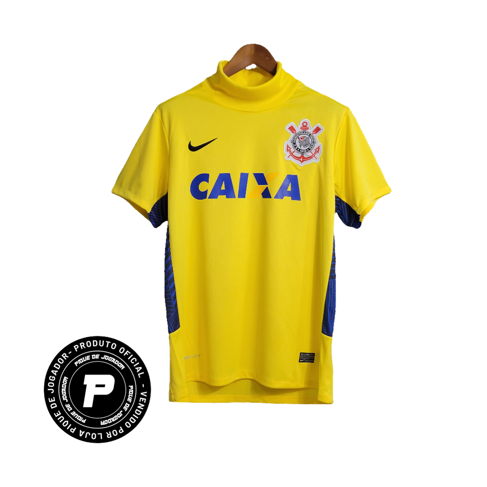 Camisa Corinthians Retrô 2014/15 Away Nike Masculina - Amarela e Azul, Camisa Japão Retrô 2006 Branca - Adidas, PIQUE DE JOGADOR, -PIQUE DE JOGADOR