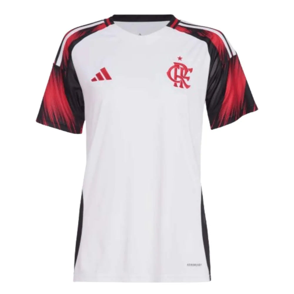 Camisa Feminina Adidas Flamengo 25/26 Away, Camisa Futebol, Adidas, Ficha do Produto TecnologiaAeroReady: Sistema que controla o excesso de umidade do corpo, garantindo a rápida secagem do suor durante os exercícios. Composição: 100% PoliésterMarca: AdidasIndicada para: Jogo/CasualGênero: MasculinoEscudo: BordadoOrigem: ImportadoManga: Curta-PIQUE DE JOGADOR