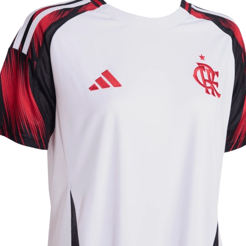 Camisa Feminina Adidas Flamengo 25/26 Campeão Libertadores 2025, Camisa Futebol, Adidas, Ficha do Produto TecnologiaAeroReady: Sistema que controla o excesso de umidade do corpo, garantindo a rápida secagem do suor durante os exercícios. Composição: 100% PoliésterMarca: AdidasIndicada para: Jogo/CasualGênero: MasculinoEscudo: BordadoOrigem: ImportadoManga: Curta-PIQUE DE JOGADOR
