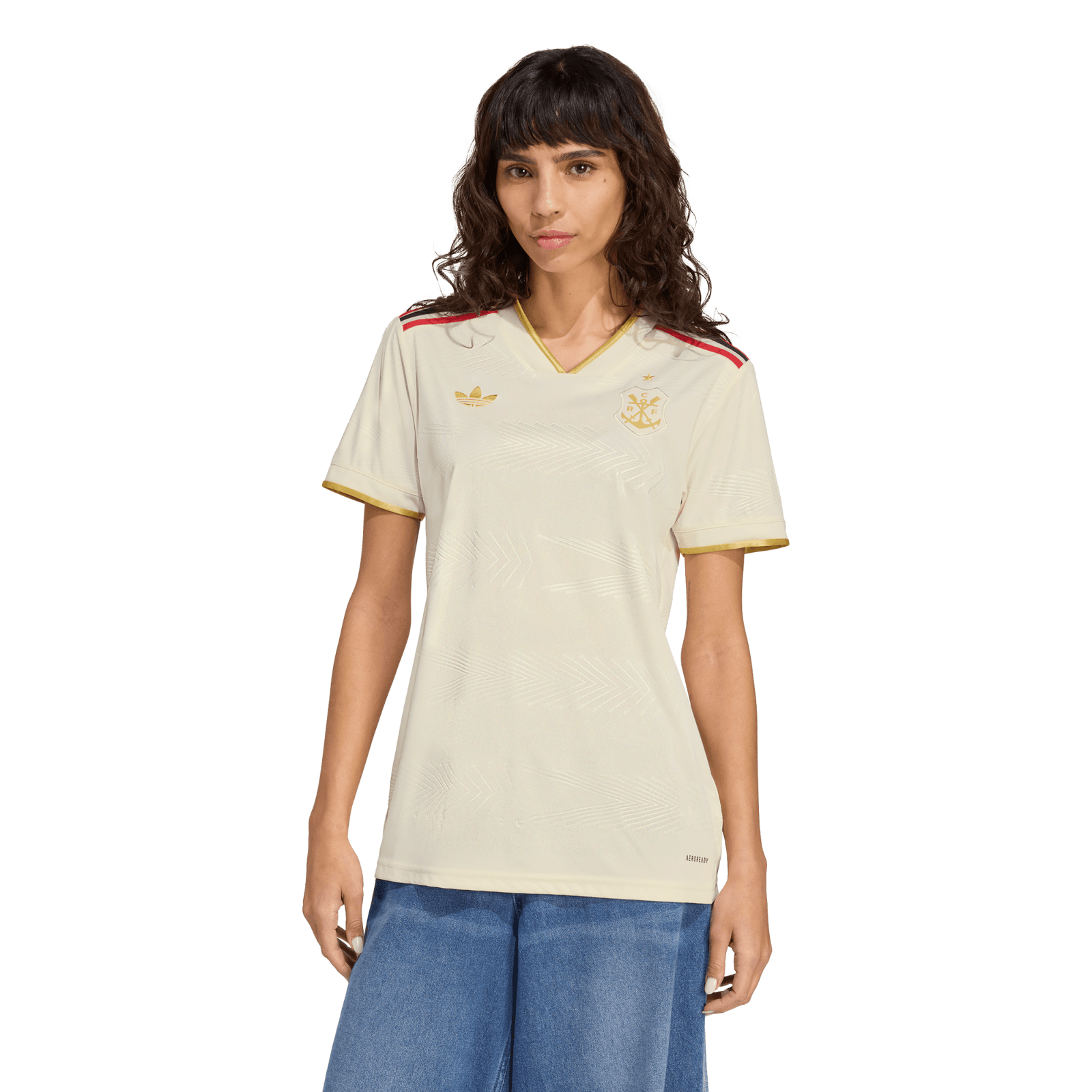 Camisa Feminina Adidas Flamengo 25/26 Campeão Libertadores 2025, Camisa Futebol, Adidas, Ficha do Produto TecnologiaAeroReady: Sistema que controla o excesso de umidade do corpo, garantindo a rápida secagem do suor durante os exercícios. Composição: 100% PoliésterMarca: AdidasIndicada para: Jogo/CasualGênero: MasculinoEscudo: BordadoOrigem: ImportadoManga: Curta-PIQUE DE JOGADOR
