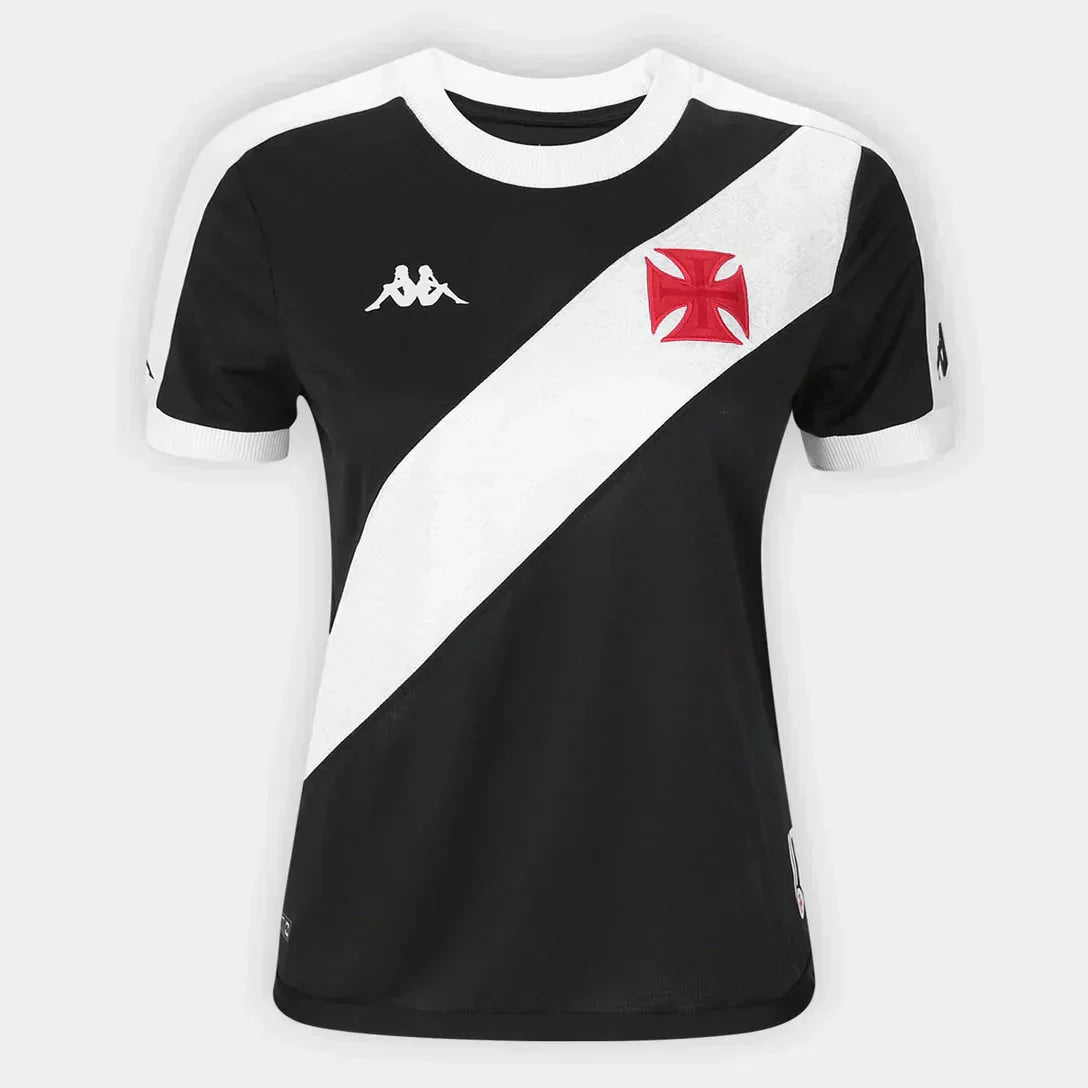 Camisa Feminina Kappa Vasco da Gama 2024/25 I, Camisas de Futebol, PIQUE DE JOGADOR, FICHA TÉCNICA Composição: 100% PoliésterGênero: FemininoIndicada para: Jogo/CasualGênero: MasculinoEscudo: EmborrachadoOrigem: ImportadoManga: Curta-PIQUE DE JOGADOR