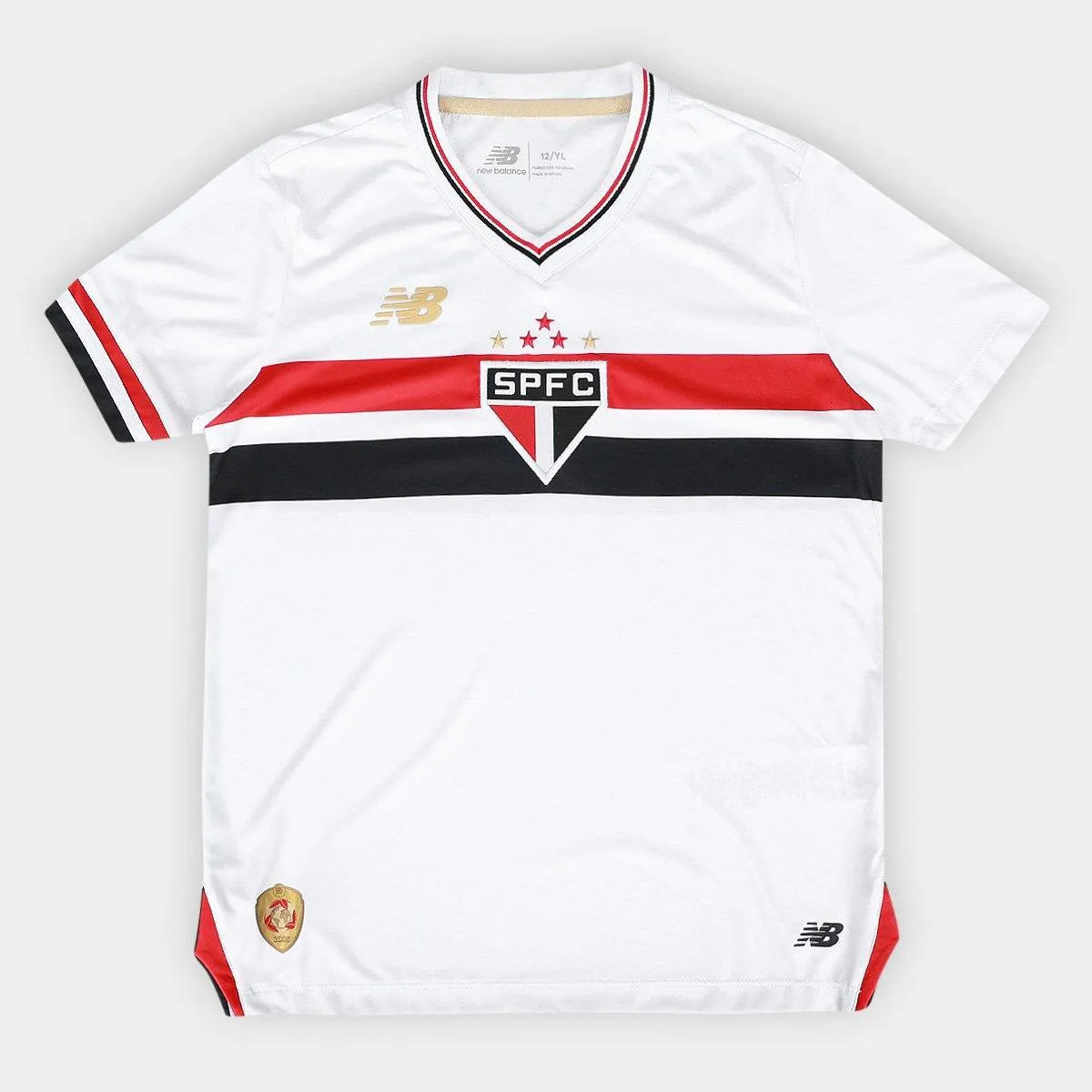 Camisa Feminina New Balance São Paulo 2025/26 I, Camisas de Futebol, PIQUE DE JOGADOR, Composição: 100% PoliésterGênero: FemininaIndicada para: Jogo/CasualGênero: MasculinoEscudo: EmborrachadoOrigem: ImportadoManga: Curta-PIQUE DE JOGADOR