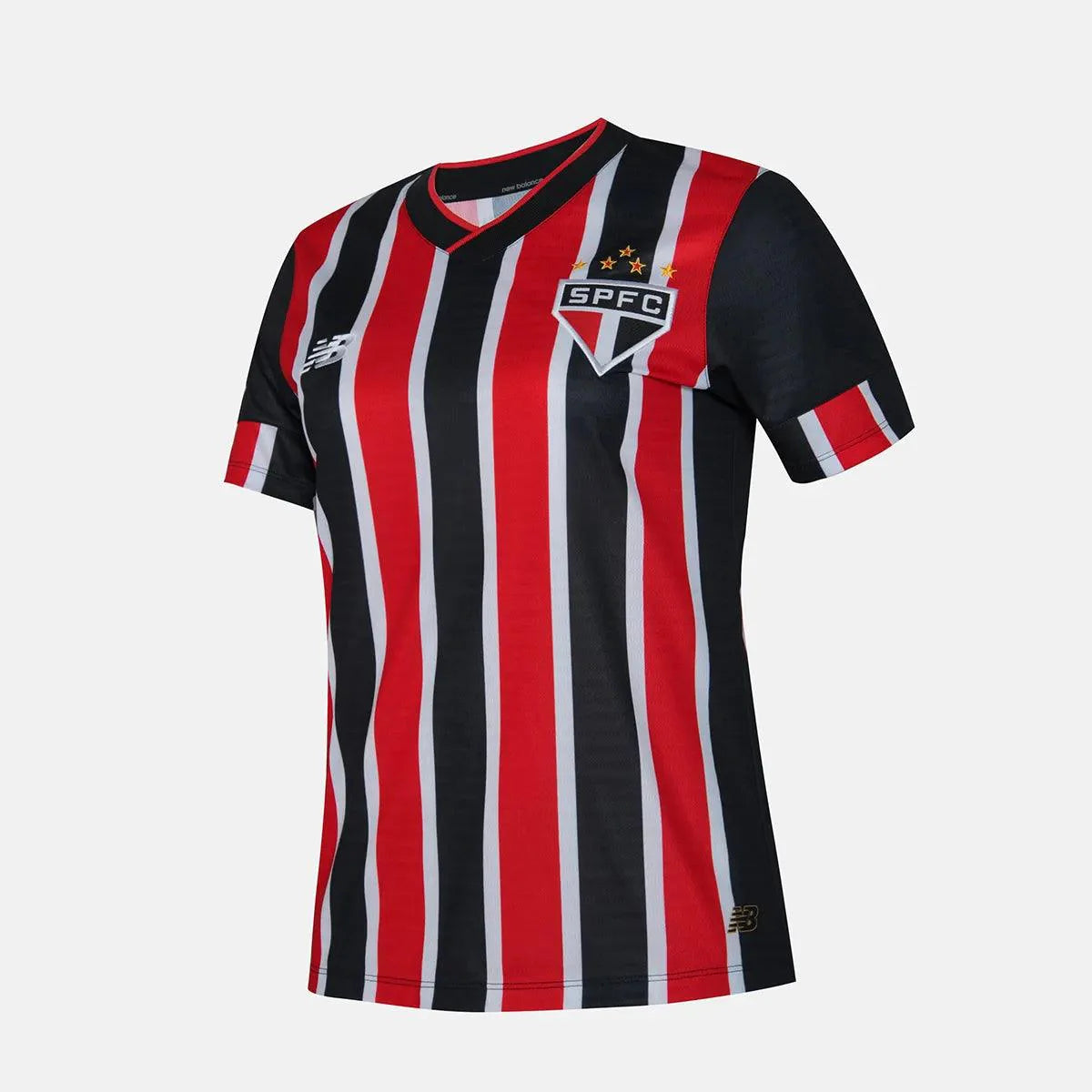 Camisa Feminina New Balance São Paulo FC 2024/25 II, Camisas de Futebol, PIQUE DE JOGADOR, FICHA TÉCNICA Composição: 100% PoliésterGênero: FemininoIndicada para: Jogo/CasualGênero: MasculinoEscudo: EmborrachadoOrigem: ImportadoManga: Curta-PIQUE DE JOGADOR