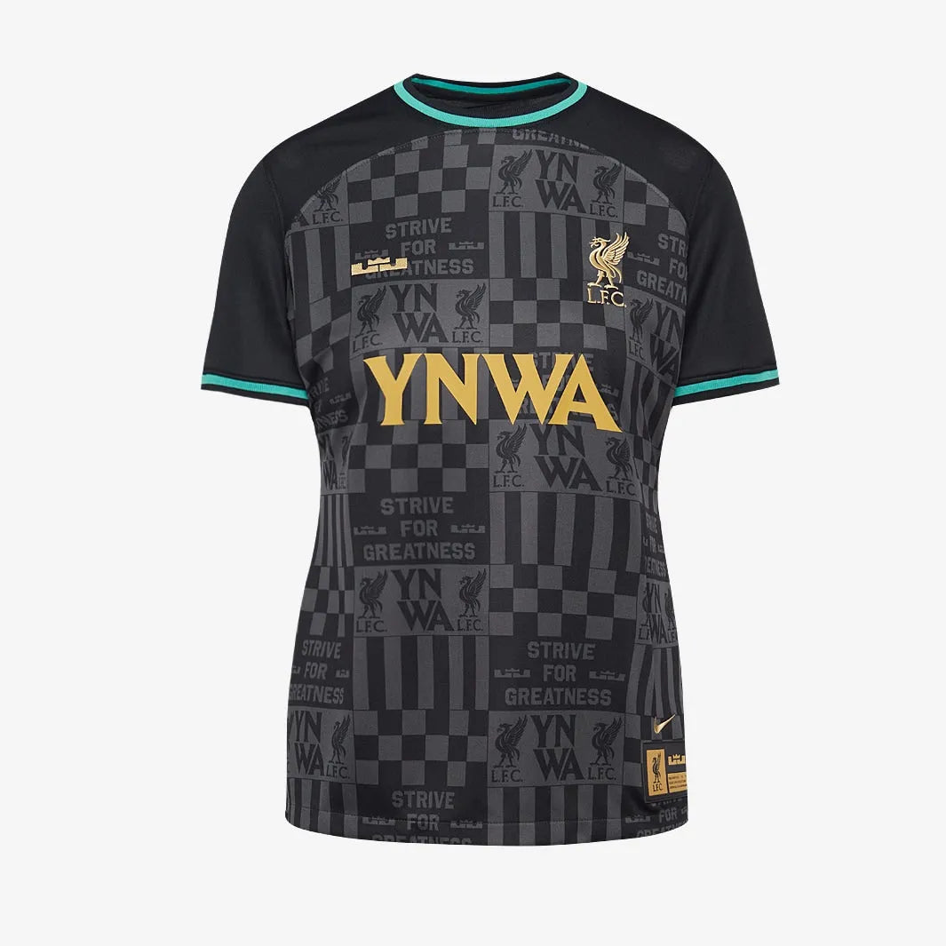 Camisa Feminina Nike LeBron James Liverpool FC I Torcedora, Camisas de Futebol, PIQUE DE JOGADOR, Composição: 100% PoliésterGênero: FemininaIndicada para: Jogo/CasualGênero: MasculinoEscudo: EmborrachadoOrigem: ImportadoManga: Curta-PIQUE DE JOGADOR