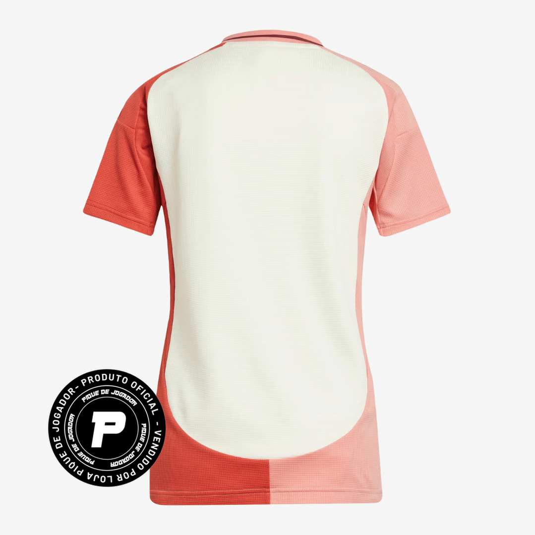 Camisa Feminina Olympique Lyonnais 2024/25 III, Camisas de Futebol, PIQUE DE JOGADOR, Composição: 100% PoliésterGênero: FemininaIndicada para: Jogo/CasualGênero: MasculinoEscudo: EmborrachadoOrigem: ImportadoManga: Curta-PIQUE DE JOGADOR