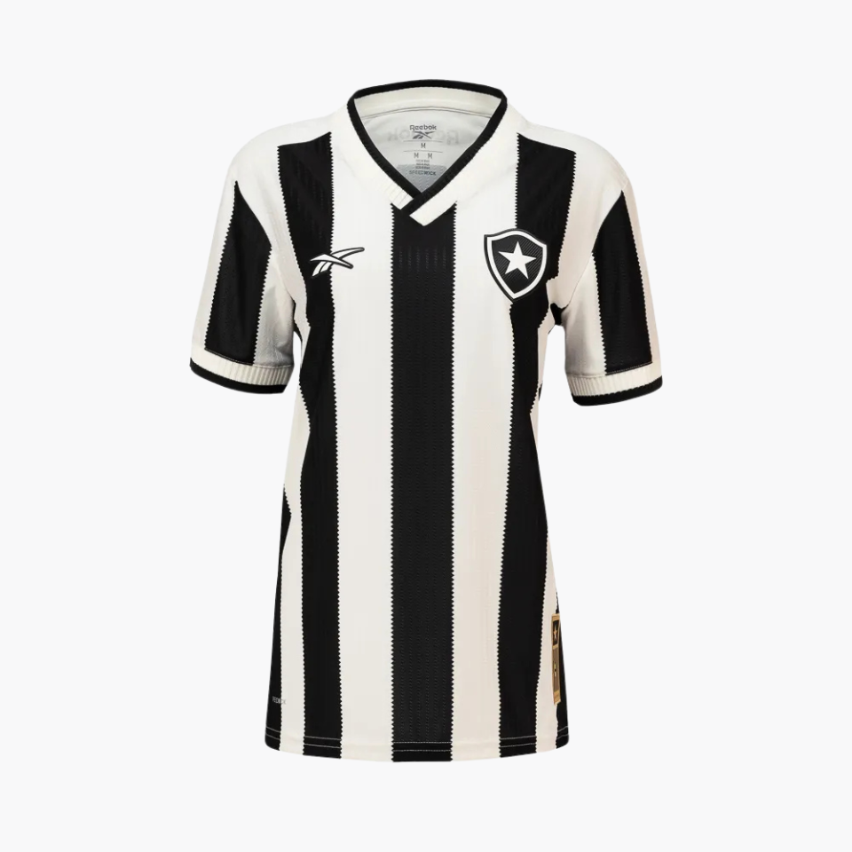 Camisa Feminina Reebok Botafogo 2024/25 I, Camisas de Futebol, PIQUE DE JOGADOR, Composição: 100% PoliésterGênero: FemininaIndicada para: Jogo/CasualGênero: MasculinoEscudo: EmborrachadoOrigem: ImportadoManga: Curta-PIQUE DE JOGADOR