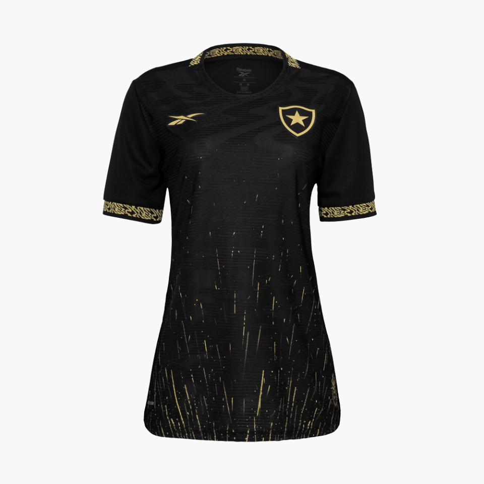 Camisa Feminina Reebok Botafogo 2024/25 II, Camisas de Futebol, PIQUE DE JOGADOR, Composição: 100% PoliésterGênero: FemininaIndicada para: Jogo/CasualGênero: MasculinoEscudo: EmborrachadoOrigem: ImportadoManga: Curta-PIQUE DE JOGADOR