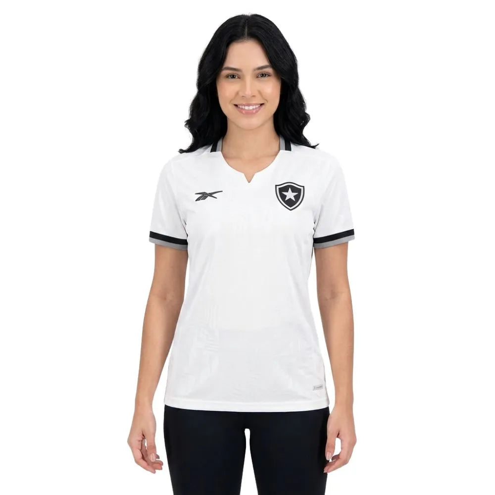 Camisa Feminina Reebok Botafogo 2024/25 III, Camisas de Futebol, PIQUE DE JOGADOR, Composição: 100% PoliésterGênero: FemininaIndicada para: Jogo/CasualGênero: MasculinoEscudo: EmborrachadoOrigem: ImportadoManga: Curta-PIQUE DE JOGADOR