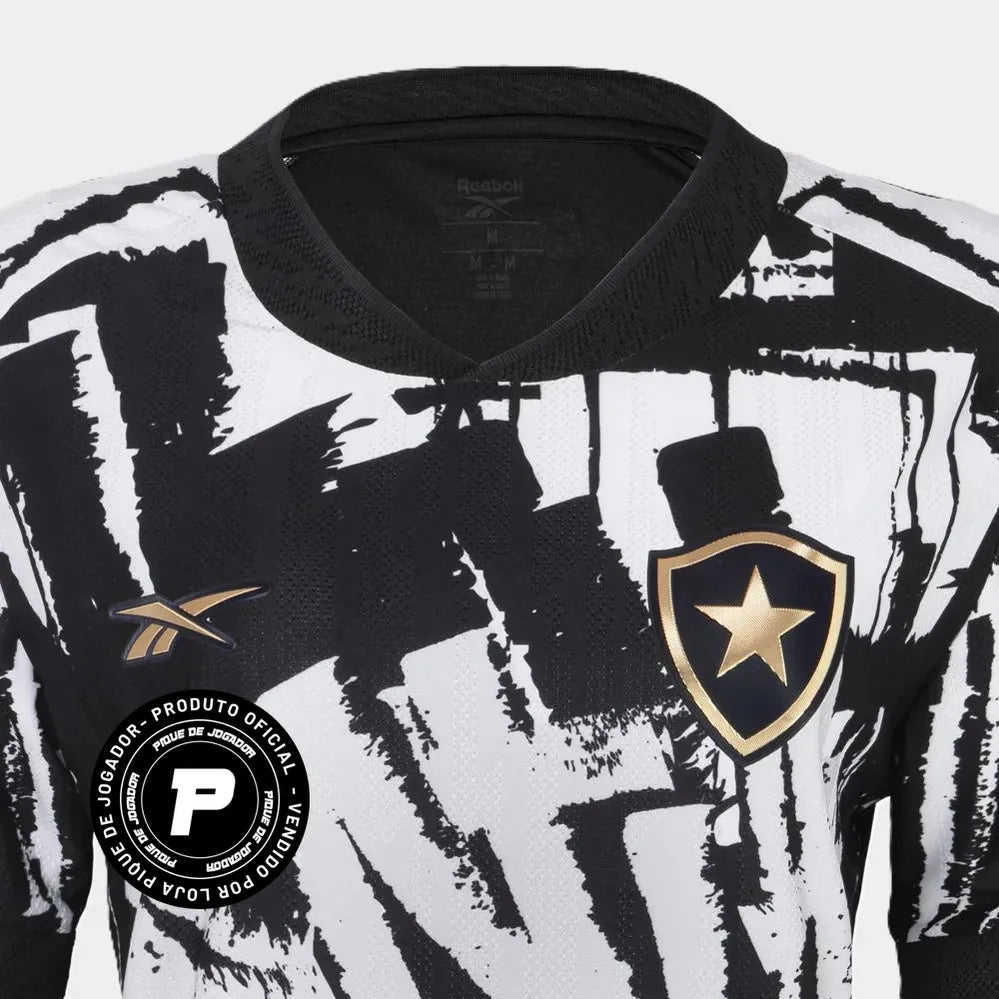 Camisa Feminina Reebok Botafogo 2025/26 IV, Camisas de Futebol, PIQUE DE JOGADOR, FICHA TÉCNICA Composição: 100% PoliésterGênero: FemininoIndicada para: Jogo/CasualGênero: MasculinoEscudo: EmborrachadoOrigem: ImportadoManga: Curta-PIQUE DE JOGADOR