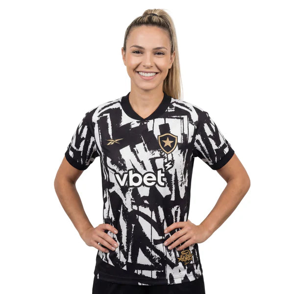 Camisa Feminina Reebok Botafogo 2025/26 IV, Camisas de Futebol, PIQUE DE JOGADOR, FICHA TÉCNICA Composição: 100% PoliésterGênero: FemininoIndicada para: Jogo/CasualGênero: MasculinoEscudo: EmborrachadoOrigem: ImportadoManga: Curta-PIQUE DE JOGADOR