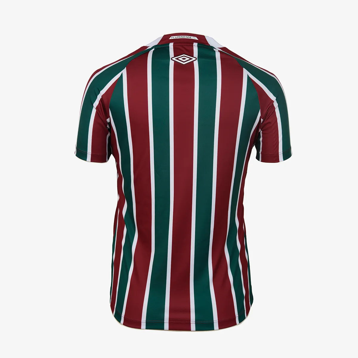 Camisa Feminina Umbro Fluminense 2025/26 I, Camisas de Futebol, PIQUE DE JOGADOR, FICHA TÉCNICA Composição: 100% PoliésterGênero: FemininoIndicada para: Jogo/CasualGênero: MasculinoEscudo: EmborrachadoOrigem: ImportadoManga: Curta-PIQUE DE JOGADOR