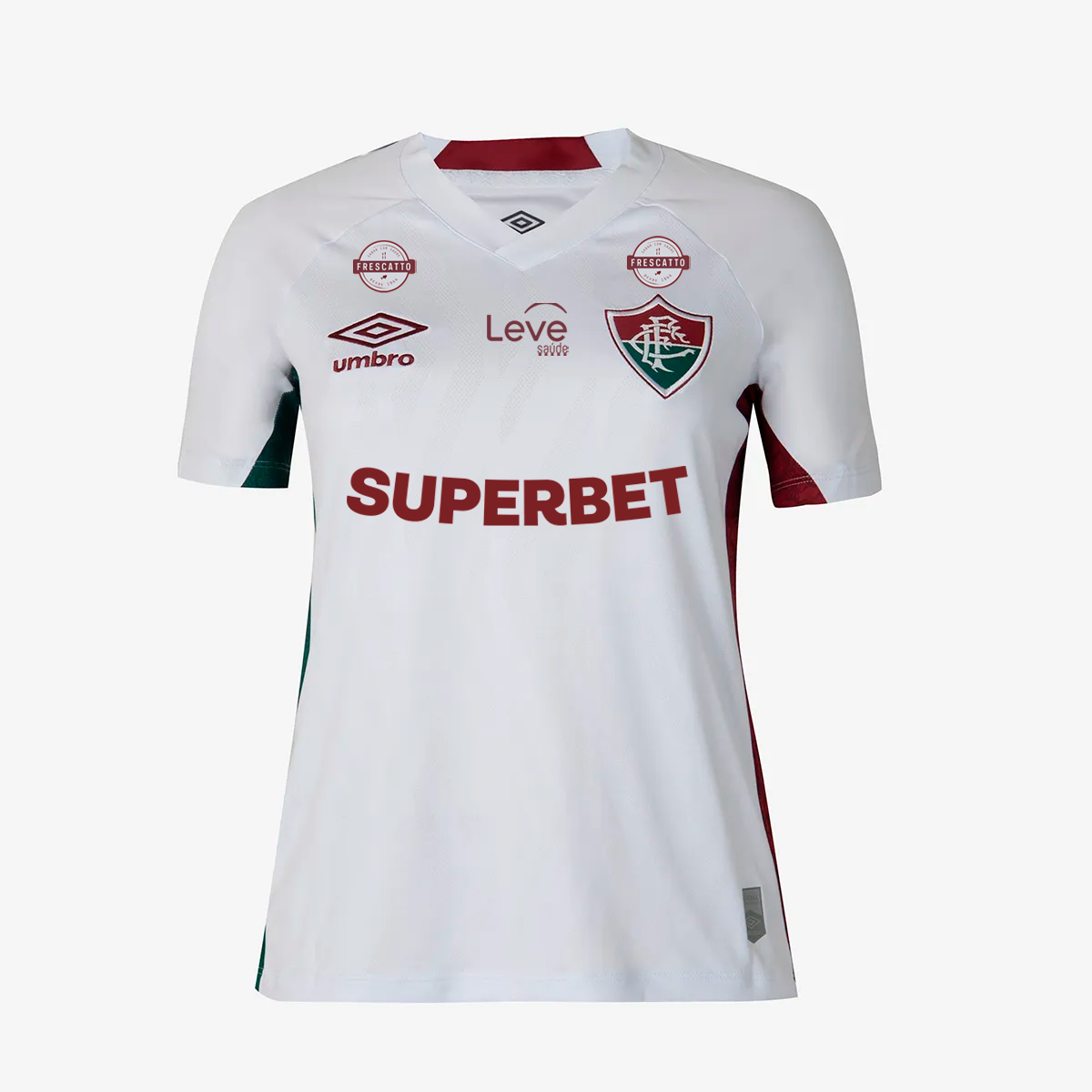 Camisa Feminina Umbro Fluminense 2025/26 II Com Patrocínio, Camisas de Futebol, PIQUE DE JOGADOR, FICHA TÉCNICA Composição: 100% PoliésterGênero: FemininoIndicada para: Jogo/CasualGênero: MasculinoEscudo: EmborrachadoOrigem: ImportadoManga: Curta-PIQUE DE JOGADOR