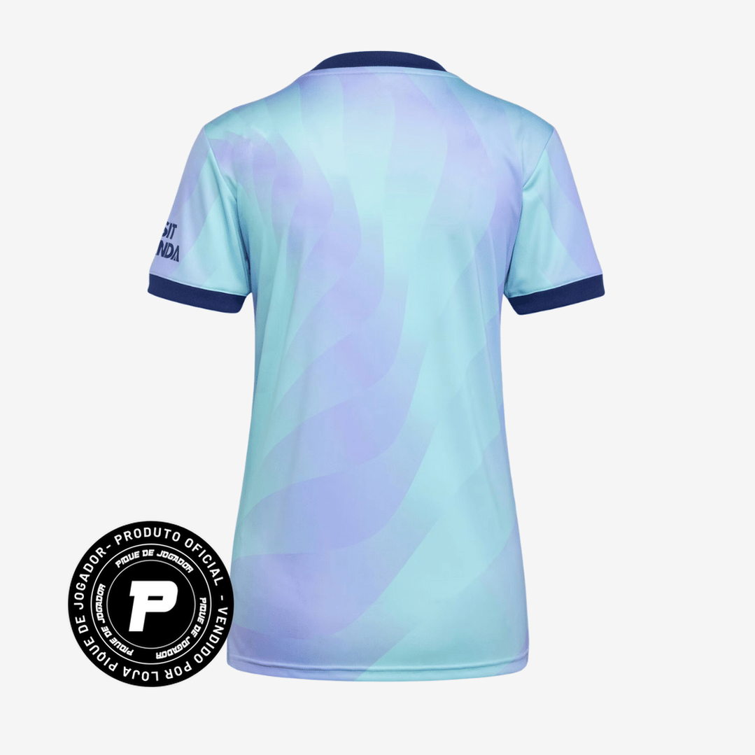 Camisa Feminina adidas Arsenal FC 2024/25 III, Camisas de Futebol, PIQUE DE JOGADOR, FICHA TÉCNICA Composição: 100% PoliésterGênero: FemininoIndicada para: Jogo/CasualGênero: MasculinoEscudo: EmborrachadoOrigem: ImportadoManga: Curta-PIQUE DE JOGADOR