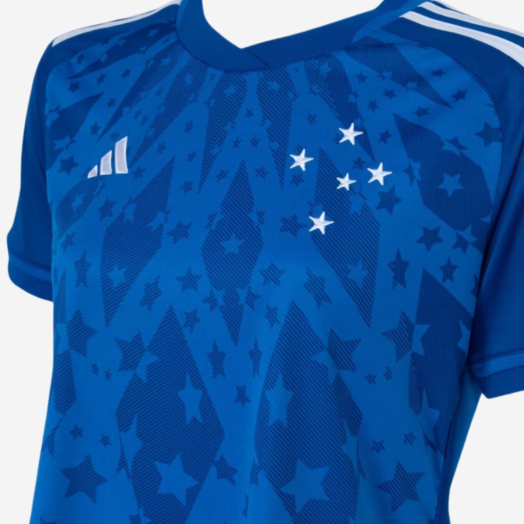 Camisa Feminina adidas Cruzeiro 2024/25 I, Camisas de Futebol, PIQUE DE JOGADOR, FICHA TÉCNICA Composição: 100% PoliésterGênero: FemininoIndicada para: Jogo/CasualGênero: MasculinoEscudo: EmborrachadoOrigem: ImportadoManga: Curta-PIQUE DE JOGADOR