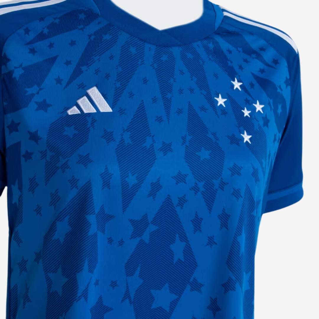 Camisa Feminina adidas Cruzeiro 2024/25 I, Camisas de Futebol, PIQUE DE JOGADOR, FICHA TÉCNICA Composição: 100% PoliésterGênero: FemininoIndicada para: Jogo/CasualGênero: MasculinoEscudo: EmborrachadoOrigem: ImportadoManga: Curta-PIQUE DE JOGADOR