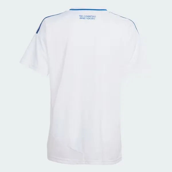 Camisa Feminina adidas Cruzeiro 2025/26 II, Camisas de Futebol, PIQUE DE JOGADOR, FICHA TÉCNICA Composição: 100% PoliésterGênero: FemininoIndicada para: Jogo/CasualGênero: MasculinoEscudo: EmborrachadoOrigem: ImportadoManga: Curta-PIQUE DE JOGADOR