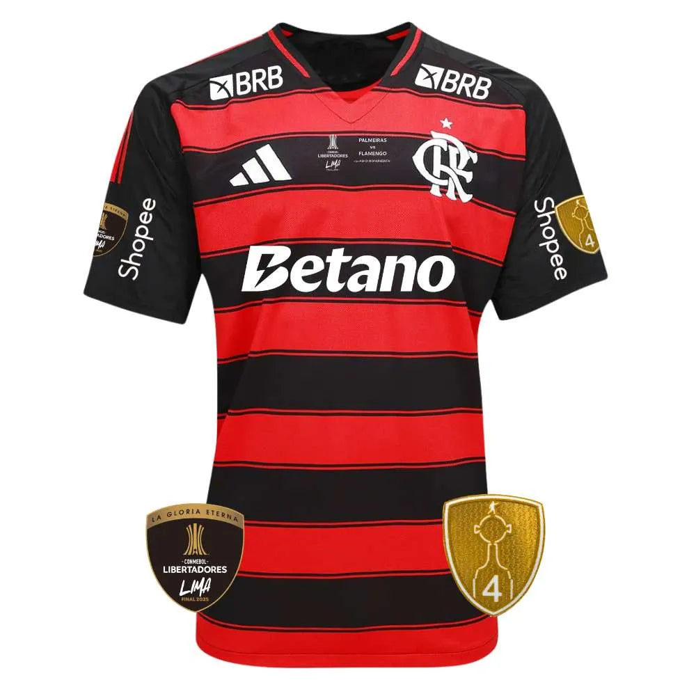 Camisa Flamengo Jogador Final 25/26 PEDRO #9, Camisa Futebol, Adidas, Descriçao da Camisa Sempre hei de ser! Esta Camisa Flamengo I 25/26 Jogador Adidas Masculina é perfeita para renovar a paixão pelo Rubro-Negro. Desenvolvida em materiais de qualidade, a camisa do Flamengo é leve e respirável, oferecendo o conforto que você merece em todos os momentos. Seu tecido tecnológico afasta a umidade do corpo e o mantém seco, seja apoiando o Mengão, na academia ou nas tarefas do dia a dia. Unindo tradição e moderni