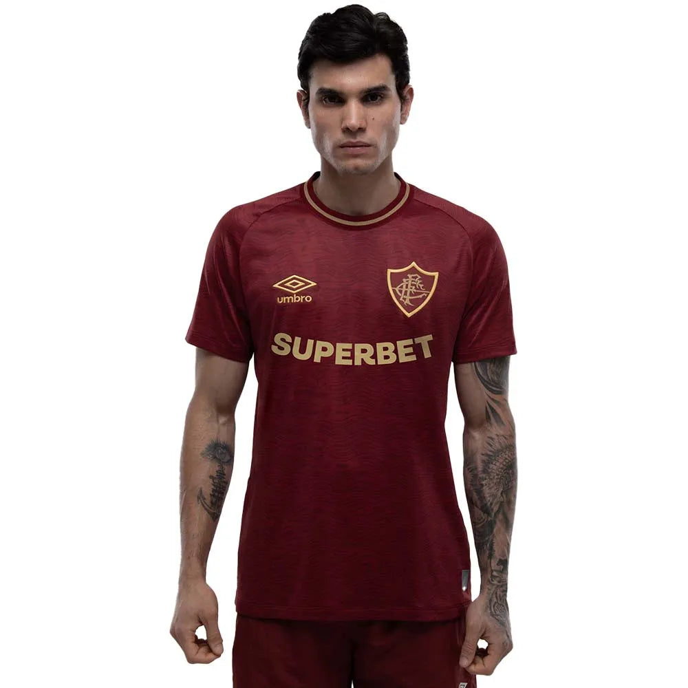 Camisa Fluminense III 25/26 - Umbro Torcedor Masculina, camisa fluminense, PIQUE DE JOGADOR, -PIQUE DE JOGADOR