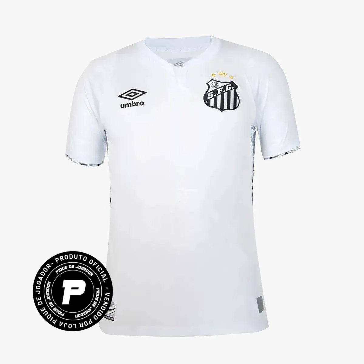 Camisa Masculina Umbro Santos 2024/25 I Neymar Jr 10, Camisas de Futebol, Umbro, -PIQUE DE JOGADOR