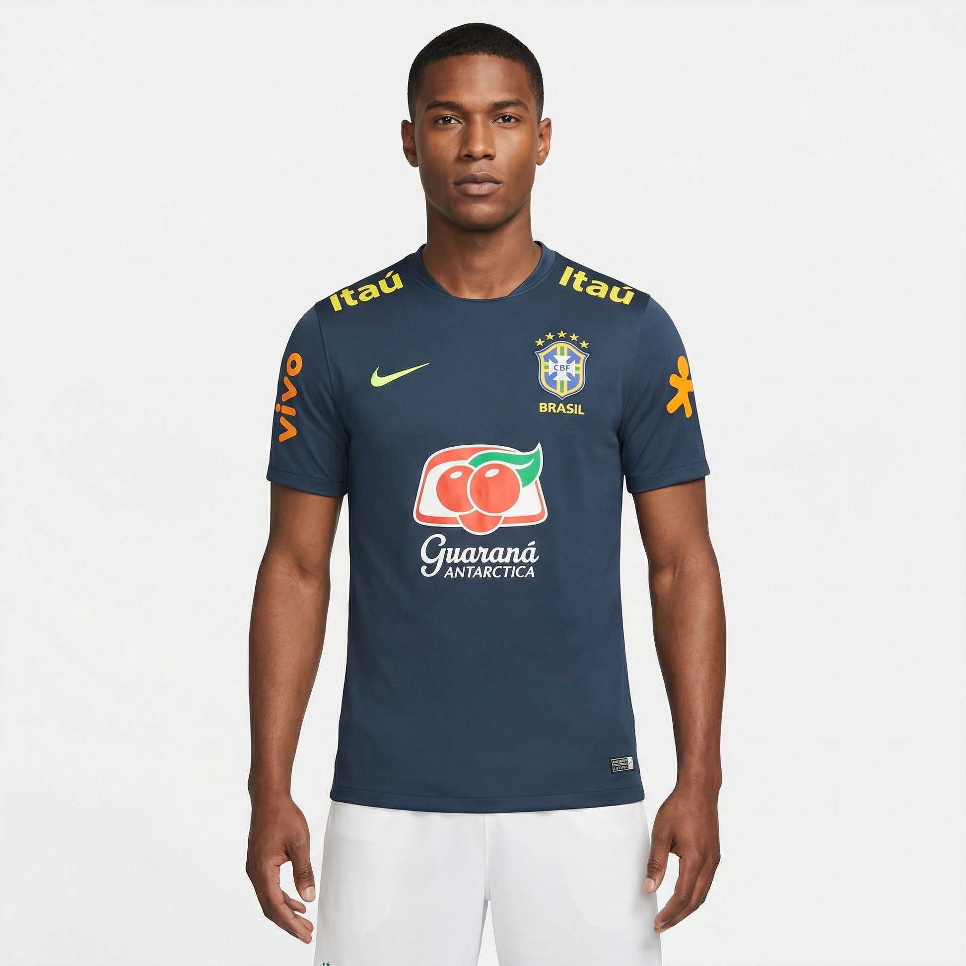 Camisa Nike Seleção Brasileira - Treino, , PIQUE DE JOGADOR, -PIQUE DE JOGADOR