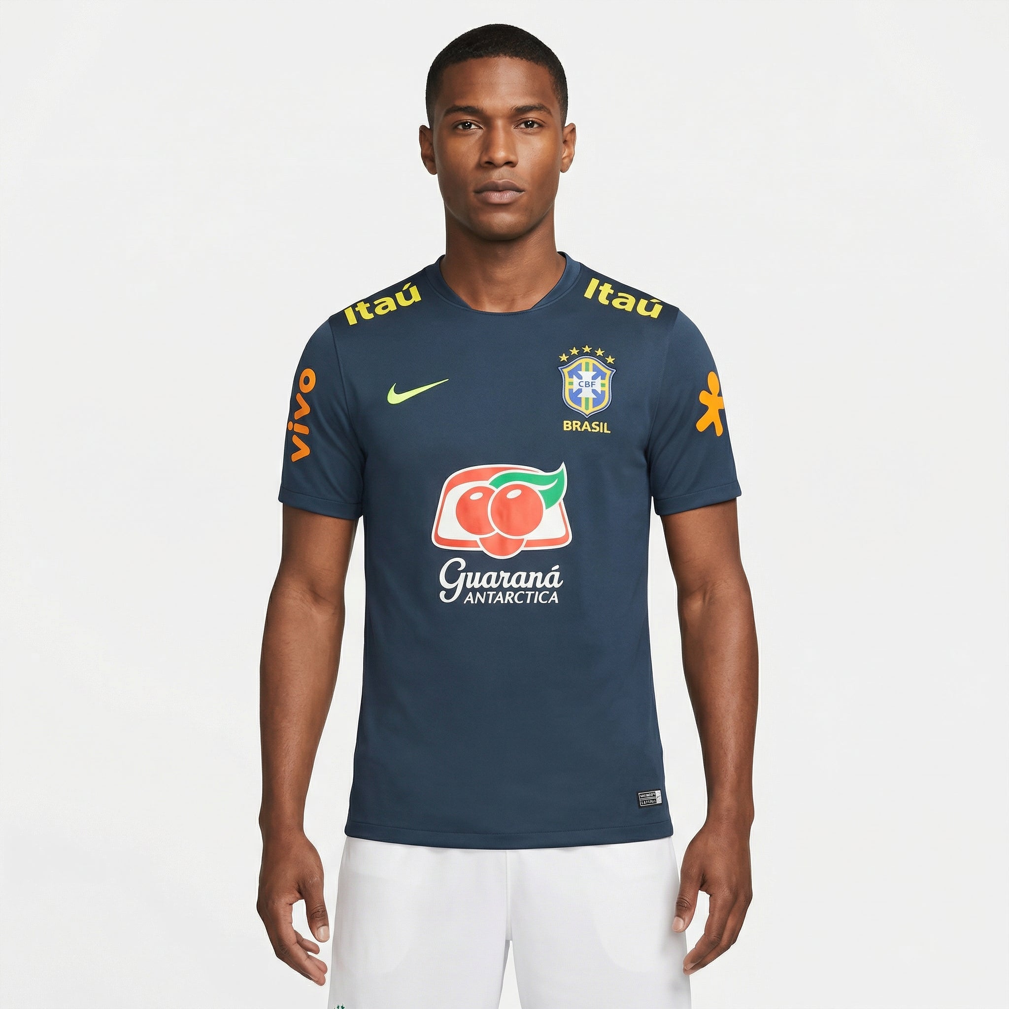 Camisa Nike Seleção Brasileira - Treino, , PIQUE DE JOGADOR, -PIQUE DE JOGADOR