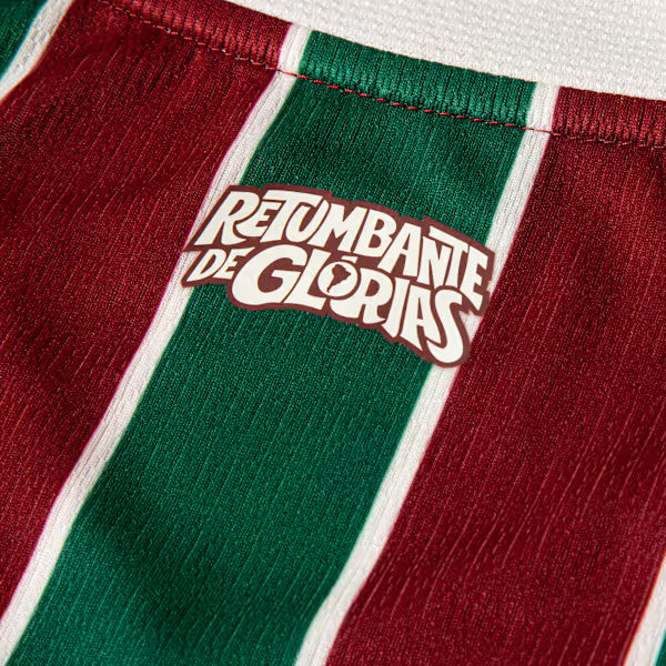 Camisa Puma Fluminense 2026/27 Home Jogador, camisa brasil, PIQUE DE JOGADOR, CARACTERÍSTICAS E BENEFÍCIOS Mesma camisa usada pelos seus ídolos, feita com combinação de tecidos tecnológicos de alta absorção e branding oficial do time. Produto com selo de autenticidade na camisa. dryCELL: Tecnologia de desempenho projetada para absorver a umidade do corpo, mantendo-o confortável e seco DETALHES Regular fit Estampa tricolor sublimada na frente, nas costas e nas mangas Gola V recortada e transpassada Manga cur