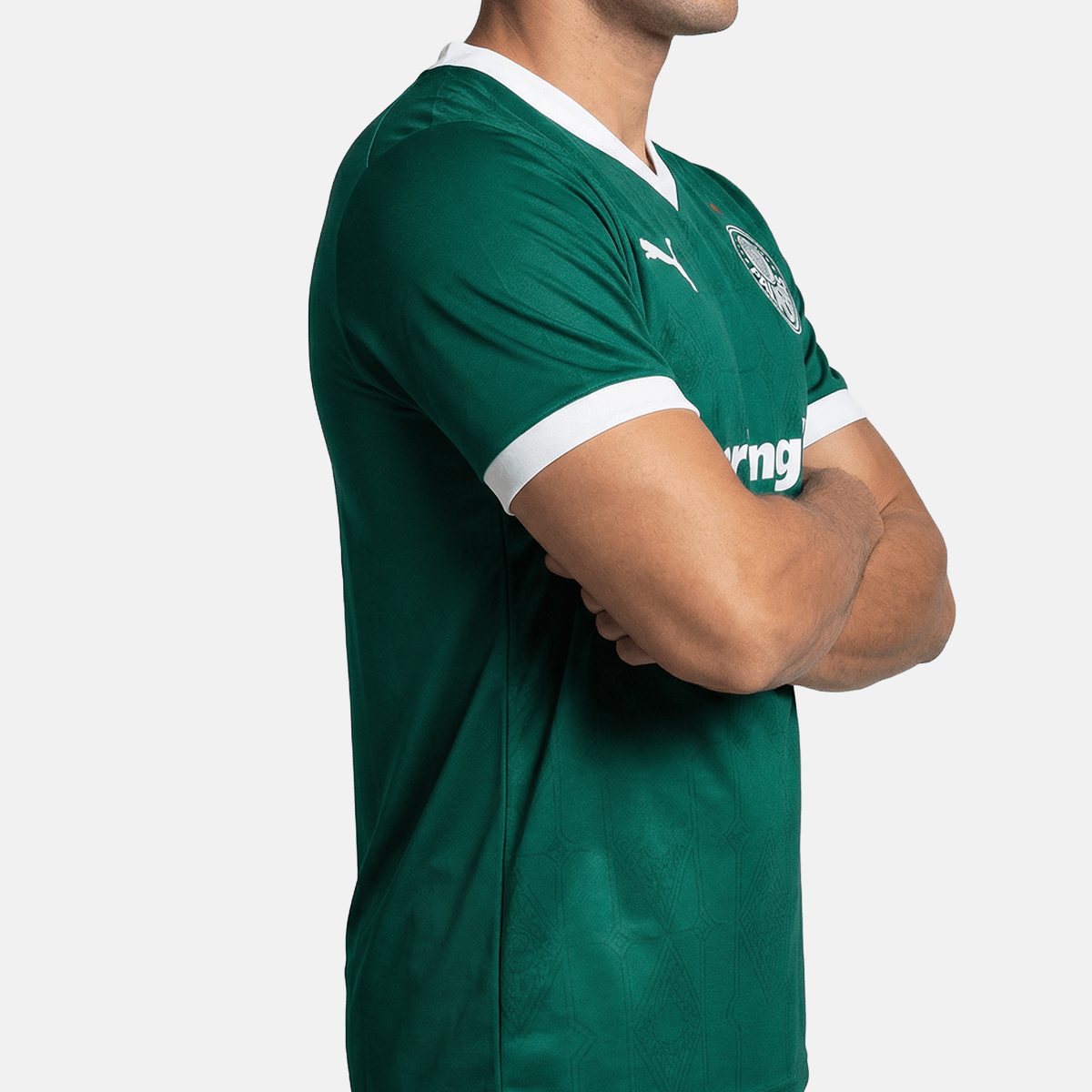 Camisa Puma Palmeiras 2025/26 Home, Camisas de Futebol, PIQUE DE JOGADOR, O novo manto do Palmeiras 2025/26 é mais que uma camisa.É um tributo à tradição, ao respeito e à grandeza da Sociedade Esportiva Palmeiras.Com um tom de verde clássico, detalhes em branco puro e a estrela do Mundial brilhando no peito, a nova camisa resgata as raízes do Verdão com elegância, leveza e aquele peso que só quem é Palestra entende. Inspirada nos uniformes históricos que marcaram gerações, a peça traz grafismos sutis em rel