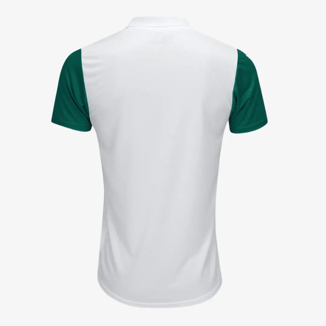 Camisa Puma Palmeiras 2025/26 II Jogador, Camisas de Futebol, PIQUE DE JOGADOR, Não é apenas uma camisa reserva.É o manto que faz ecoar a história, a grandeza e a elegância do Palmeiras em cada costura, em cada detalhe, em cada respiro.A Camisa Palmeiras 2025/26 II Jogador chega com um design limpo, imponente e carregado de tradição: o branco clássico que atravessou gerações, agora renovado com grafismos em relevo que homenageiam os símbolos que construíram a história da Sociedade Esportiva Palmeiras. Na ve