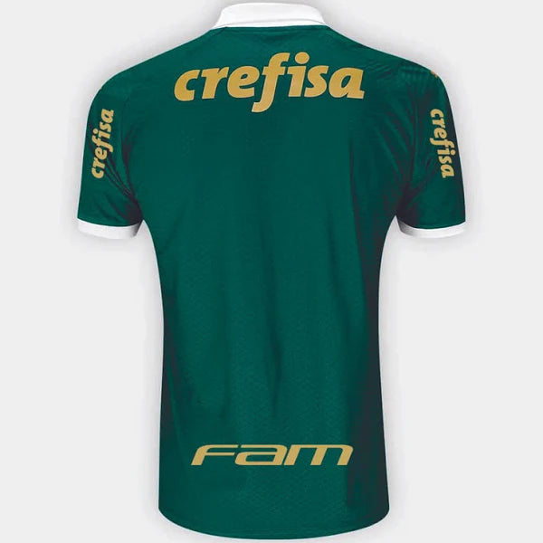 Camisa Puma Palmeiras 24/25 Home, Camisa Futebol, Puma, Ficha do Produto TecnologiaDryCell: Sistema que controla o excesso de umidade do corpo, garantindo a rápida secagem do suor durante os exercícios. Composição: 100% PoliésterMarca: PumaIndicada para: Jogo/CasualGênero: MasculinoEscudo: BordadoOrigem: ImportadoManga: Curta-PIQUE DE JOGADOR
