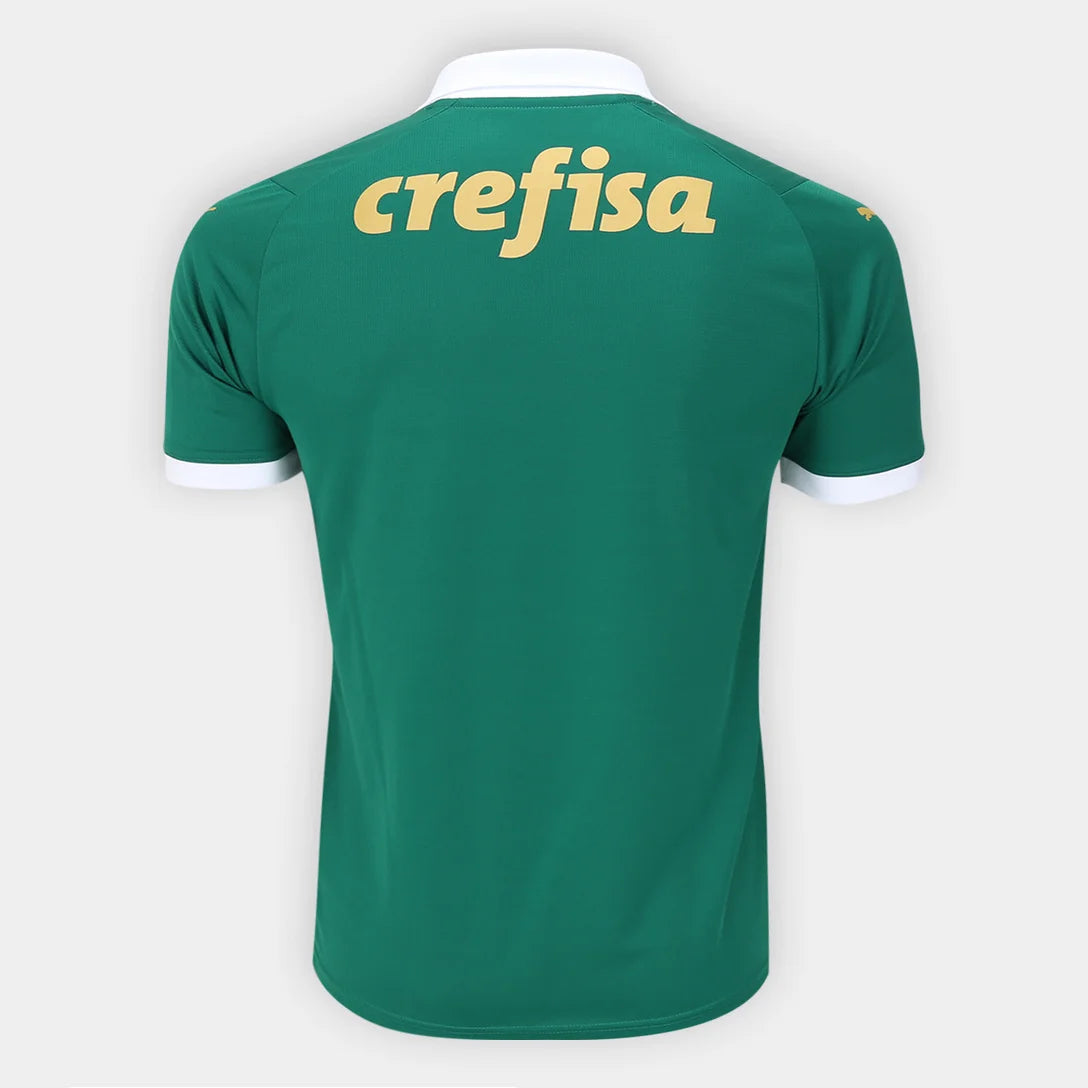 Camisa Puma Palmeiras 24/25 Home, Camisa Futebol, Puma, Ficha do Produto TecnologiaDryCell: Sistema que controla o excesso de umidade do corpo, garantindo a rápida secagem do suor durante os exercícios. Composição: 100% PoliésterMarca: PumaIndicada para: Jogo/CasualGênero: MasculinoEscudo: BordadoOrigem: ImportadoManga: Curta-PIQUE DE JOGADOR