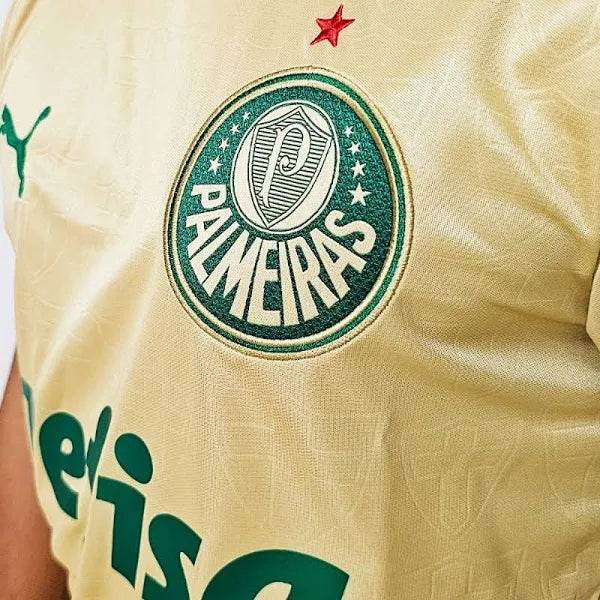 Camisa Puma Palmeiras 24/25 Third, Camisa Futebol, Puma, Ficha do Produto TecnologiaDryCell: Sistema que controla o excesso de umidade do corpo, garantindo a rápida secagem do suor durante os exercícios. Composição: 100% PoliésterMarca: PumaIndicada para: Jogo/CasualGênero: MasculinoEscudo: BordadoOrigem: ImportadoManga: Curta-PIQUE DE JOGADOR