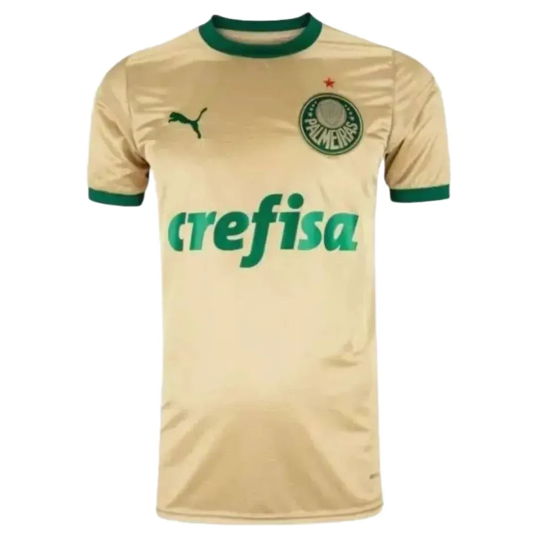 Camisa Puma Palmeiras 24/25 Third, Camisa Futebol, Puma, Ficha do Produto TecnologiaDryCell: Sistema que controla o excesso de umidade do corpo, garantindo a rápida secagem do suor durante os exercícios. Composição: 100% PoliésterMarca: PumaIndicada para: Jogo/CasualGênero: MasculinoEscudo: BordadoOrigem: ImportadoManga: Curta-PIQUE DE JOGADOR