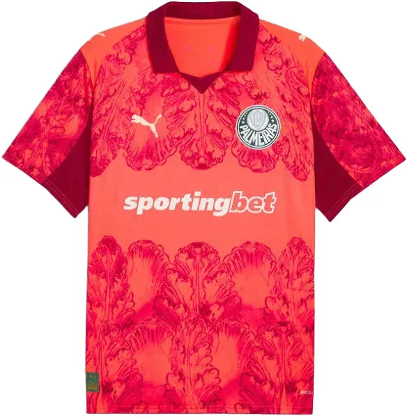 Camisa Puma Palmeiras X KidSuper 25/26 Goleiro, Camisa Futebol, Puma, Ficha do Produto TecnologiaDryCell: Sistema que controla o excesso de umidade do corpo, garantindo a rápida secagem do suor durante os exercícios. Composição: 100% PoliésterMarca: PumaIndicada para: Jogo/CasualGênero: MasculinoEscudo: BordadoOrigem: ImportadoManga: Curta-PIQUE DE JOGADOR