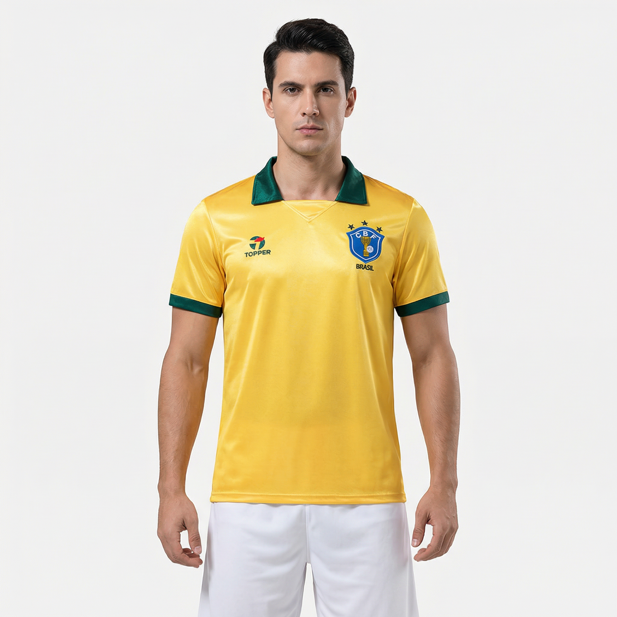 Camisa Retro Brasil 1988, , PIQUE DE JOGADOR, -PIQUE DE JOGADOR